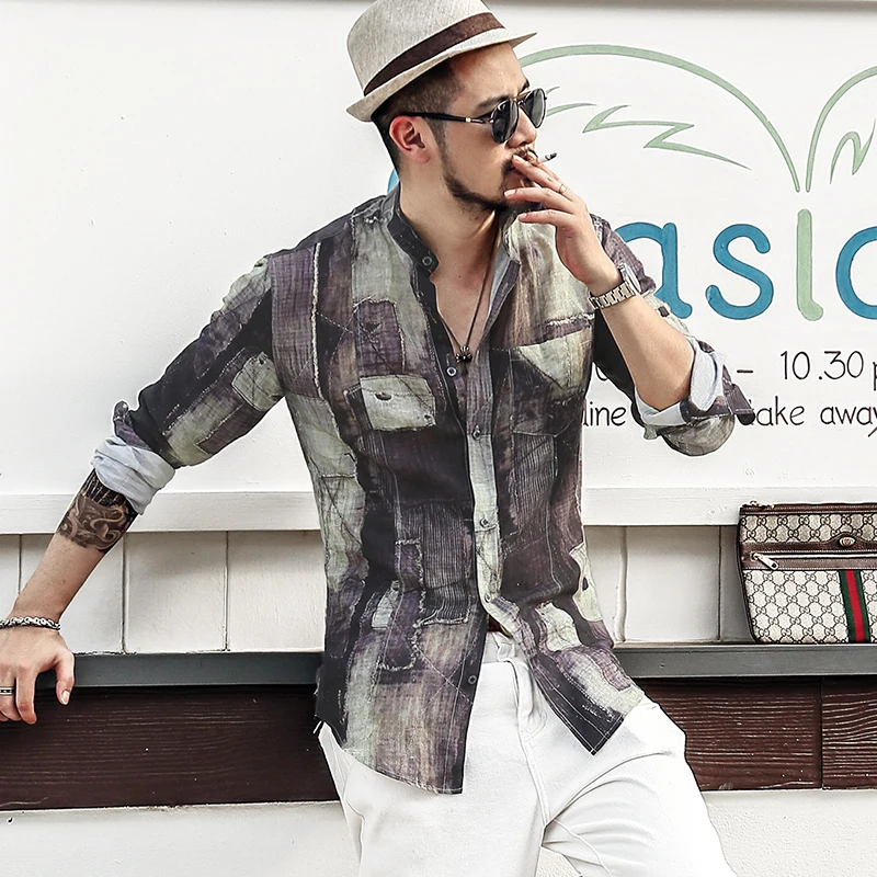 Plus Size 4XL Tunic Mens shirt Solid linen Basic Button Casual Linen Cotton Long Sleeve V-neck shirts men Summer 2019 top S850-2
Plus Size 4XL Tunic Mens shirt Solid linen Basic Button Casual Linen Cotton Long Sleeve V-neck shirts men Summer 2019 top S850-2