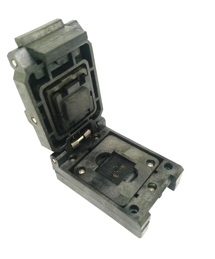 BGA88 Clamshell burn in socket pitch 1.0mm IC size 14*18mm BGA88(14*18)-1.0-CP01NT BGA88 VFBGA88 burn in programmer socket
BGA88 Clamshell burn in socket pitch 1.0mm IC size 14*18mm BGA88(14*18)-1.0-CP01NT BGA88 VFBGA88 burn in programmer socket
