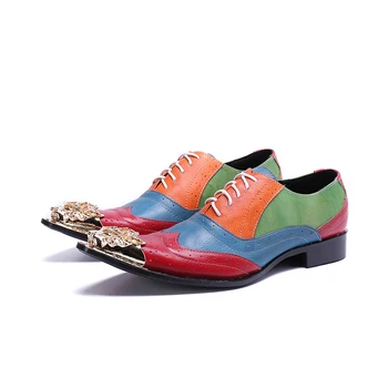 2019 New Men's Metal Pointed Business Shoes Casual Fashion Party Dress Shoes
2019 New Men's Metal Pointed Business Shoes Casual Fashion Party Dress Shoes