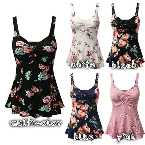 2019 New Fashion Stock Bohemian PLUS SIZE Women Summer Floral Print Sleeveless Vest Tops Sweet Princess T-Shirt
2019 New Fashion Stock Bohemian PLUS SIZE Women Summer Floral Print Sleeveless Vest Tops Sweet Princess T-Shirt