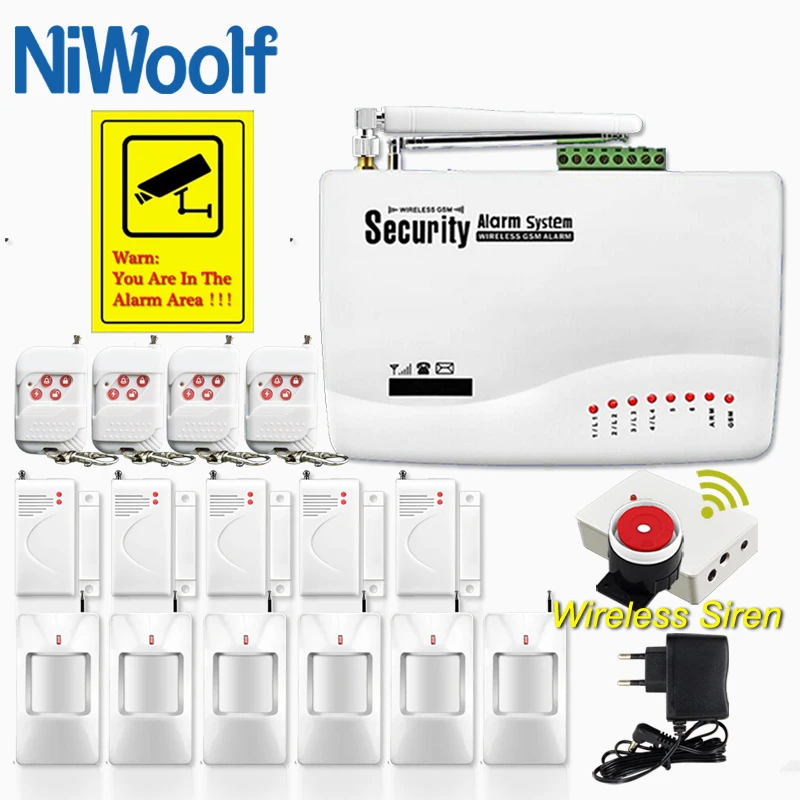 GSM01 Wireless/wired Phone SIM GSM Home Burglar Security GSM Alarm System Russian Voice Prompt Alarm Sensor kit
GSM01 Wireless/wired Phone SIM GSM Home Burglar Security GSM Alarm System Russian Voice Prompt Alarm Sensor kit