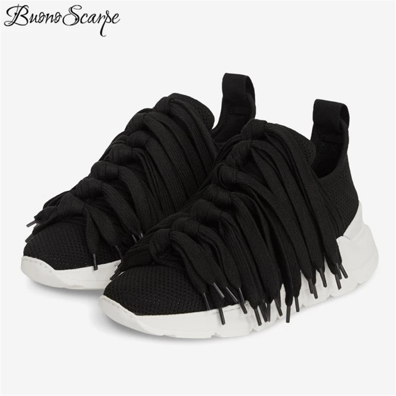 2019 New Mesh Knitting Tassels Sneakers Fringed Thick-bottomed Casual Shoes Women Breathable Mesh Sneaker Shoes Brand Designed
2019 New Mesh Knitting Tassels Sneakers Fringed Thick-bottomed Casual Shoes Women Breathable Mesh Sneaker Shoes Brand Designed