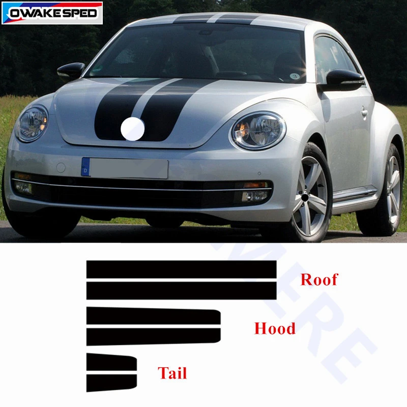 Racing Sport Stripes Sticker Car Hood Roof Tail Whole Decals Auto Customized Decor Stickers For Volkswagen Beetle
Racing Sport Stripes Sticker Car Hood Roof Tail Whole Decals Auto Customized Decor Stickers For Volkswagen Beetle