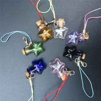 70pcs Cute Glass Bottles Star Pendant With Key Chains Lobster Clasp Bottles Handmade Pendant Gift Bottles Mix Colors
70pcs Cute Glass Bottles Star Pendant With Key Chains Lobster Clasp Bottles Handmade Pendant Gift Bottles Mix Colors