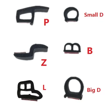 Universal Noise Isolating Seal 2 Meters/Set Auto Rubber Seals Car Door Seal Strip
Universal Noise Isolating Seal 2 Meters/Set Auto Rubber Seals Car Door Seal Strip