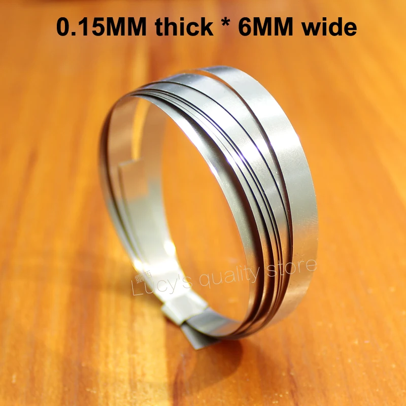 1M 18650 battery spot welding nickel-plated steel sheet battery combination DIY nickel connection sheet 0.15MM thick *6MM wide
1M 18650 battery spot welding nickel-plated steel sheet battery combination DIY nickel connection sheet 0.15MM thick *6MM wide
