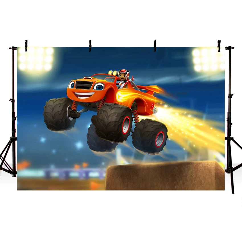 Newborn Racing Cars Blaze Truck Birthday Party Backdrop for Boys Birthday Backgrounds for Photo Studio Custom 220x150cm Vinyl
Newborn Racing Cars Blaze Truck Birthday Party Backdrop for Boys Birthday Backgrounds for Photo Studio Custom 220x150cm Vinyl