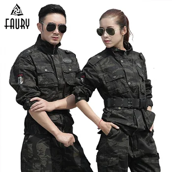 Military Uniforme fardas Militar Tactical Camouflage Clothing Cotton Suit Men Black Hawk US Uniforms Army Working Clothes Female
Military Uniforme fardas Militar Tactical Camouflage Clothing Cotton Suit Men Black Hawk US Uniforms Army Working Clothes Female