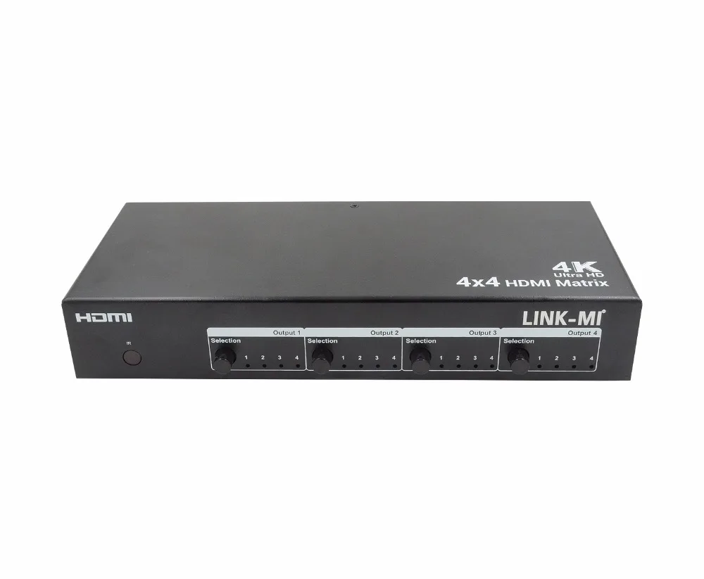 LM-MX05 HDMI Matrix 4x4 hdmi switcher 8 port hdmi splitter Video 1x4 with RS232 IR,support 3D 4Kx2K EDID HDCP with IR remotro
LM-MX05 HDMI Matrix 4x4 hdmi switcher 8 port hdmi splitter Video 1x4 with RS232 IR,support 3D 4Kx2K EDID HDCP with IR remotro
