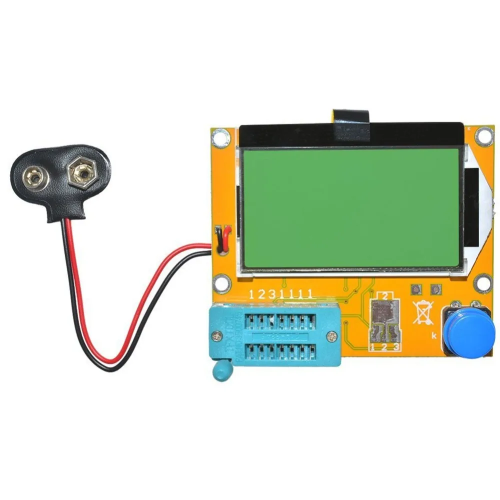 LCR-T4 Transistor Tester Resistance Inductance Capacitance ESR /SCR /Electronic Component Diode Thyristor Battery Case #274065 | Компьютеры