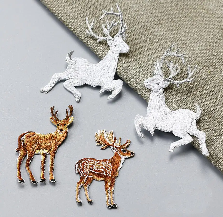 Deer Patch for dress hat bag DIY animal cloth patches for small hole on coat adhesive iron on clothing sticker
Deer Patch for dress hat bag DIY animal cloth patches for small hole on coat adhesive iron on clothing sticker