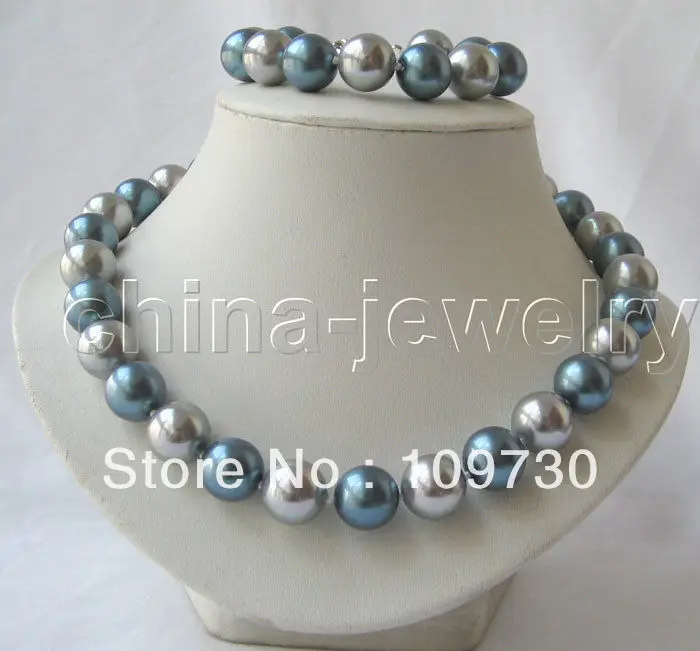 Jewelry 00237 One set 18" & 8" 14mm multicolor sea shell pearl necklace & bracelet
Jewelry 00237 One set 18" & 8" 14mm multicolor sea shell pearl necklace & bracelet