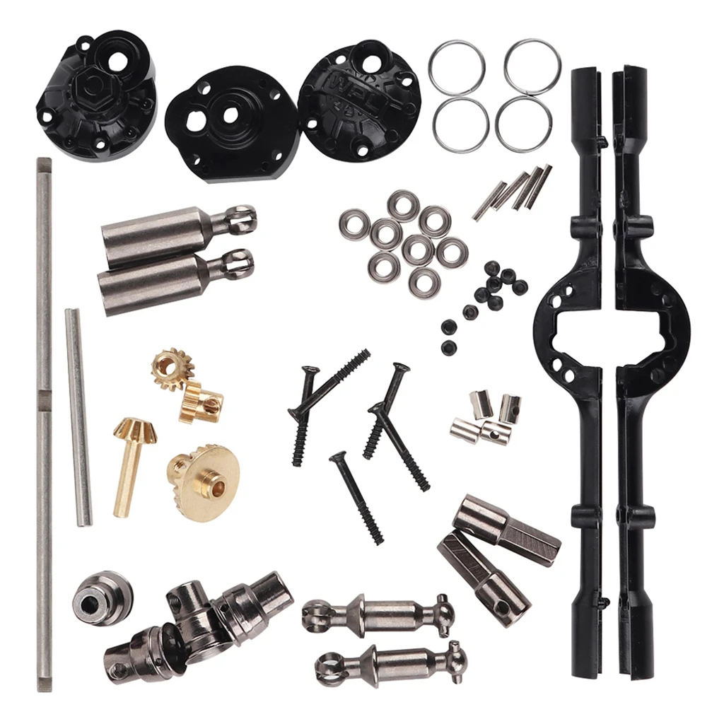 Metal Centre Axle Spare Parts for WPL B14 B16 MN90 6WD RC Military Trucks