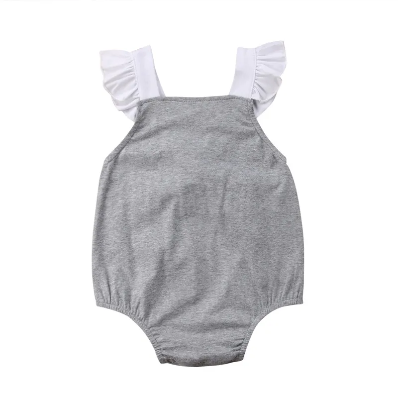 Newborn Infant Baby Girls Bodysuit Jumpsuit Cotton Backless Summer Kid Girls Bodysuits One-Pieces Baby Clothing Gray 0-18M 
Newborn Infant Baby Girls Bodysuit Jumpsuit Cotton Backless Summer Kid Girls Bodysuits One-Pieces Baby Clothing Gray 0-18M