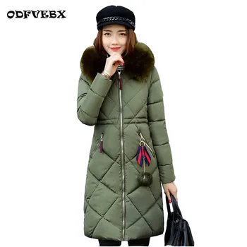 2020 winter new women's cotton coat female knee plus size plus long hooded fur collar coats down cotton clothing female ODFVEBX
2020 winter new women's cotton coat female knee plus size plus long hooded fur collar coats down cotton clothing female ODFVEBX