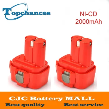 2PCS High Quality 9.6V 2000mAh Ni-CD Rechargeable Power Tool Battery for MAKITA 9100 9101 9102 Power Tool Free Shipping
2PCS High Quality 9.6V 2000mAh Ni-CD Rechargeable Power Tool Battery for MAKITA 9100 9101 9102 Power Tool Free Shipping