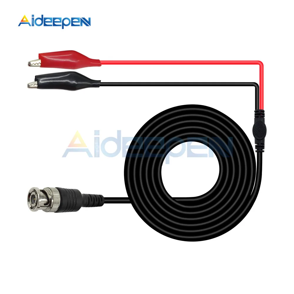 1Set Multifunction Combination Test Cable Wire BNC Male Plug to Dual Alligator Clip Oscilloscope Test Probe Lead Cable 1M
1Set Multifunction Combination Test Cable Wire BNC Male Plug to Dual Alligator Clip Oscilloscope Test Probe Lead Cable 1M