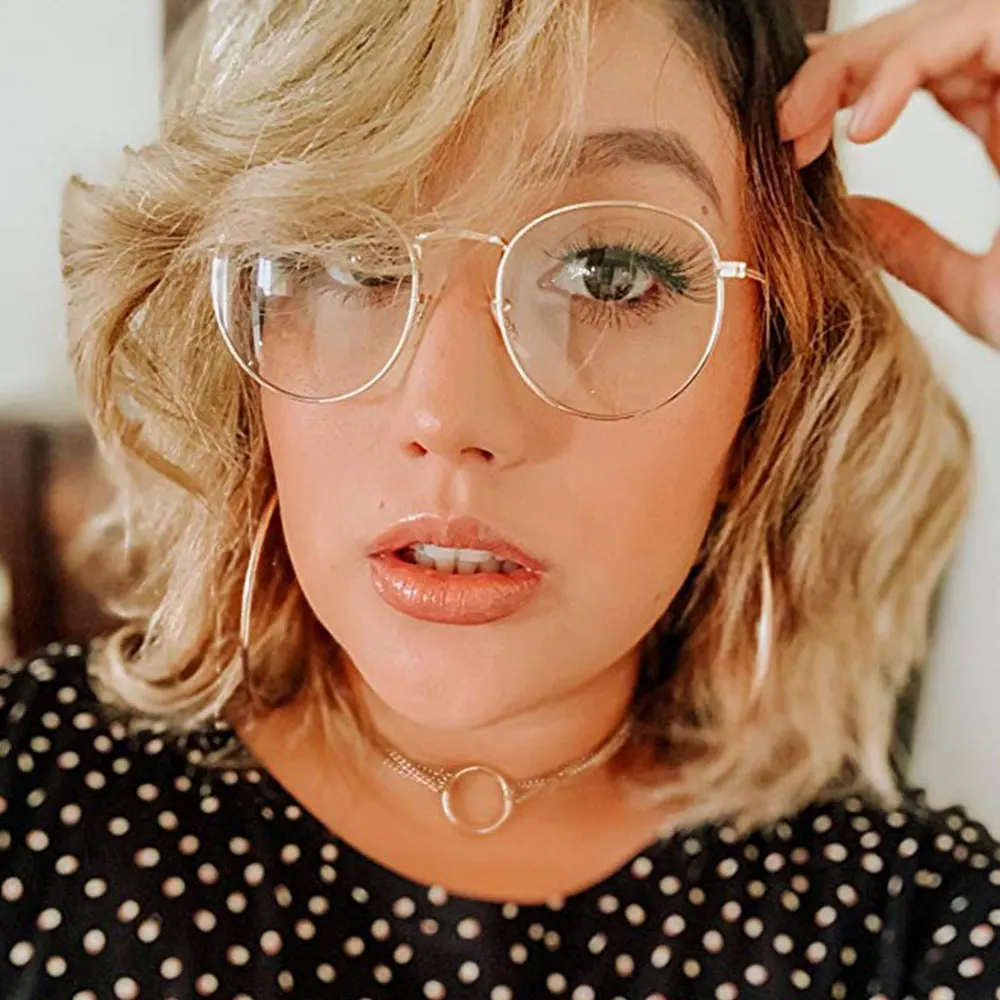 New Anti Blue Light Glasses Frame Men Vintage Round Lens Flat Myopia Optical Mirror Metal Frame Personality College Style PL1115
New Anti Blue Light Glasses Frame Men Vintage Round Lens Flat Myopia Optical Mirror Metal Frame Personality College Style PL1115