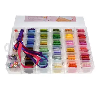 100pcs Cross Stitch Cotton Sewing Skeins Embroidery Thread Floss Kit Bracelet Weaving Letter Beads Thread DIY Sewing Tools
100pcs Cross Stitch Cotton Sewing Skeins Embroidery Thread Floss Kit Bracelet Weaving Letter Beads Thread DIY Sewing Tools