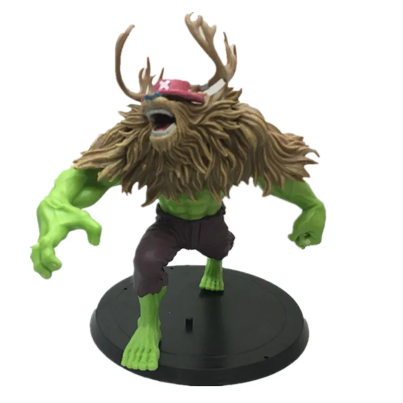 16 CM New hot Run away One Piece Tony Tony Chopper Transform Hulk PVC Action Figure Collection Model Doll Toys Gift with box
16 CM New hot Run away One Piece Tony Tony Chopper Transform Hulk PVC Action Figure Collection Model Doll Toys Gift with box