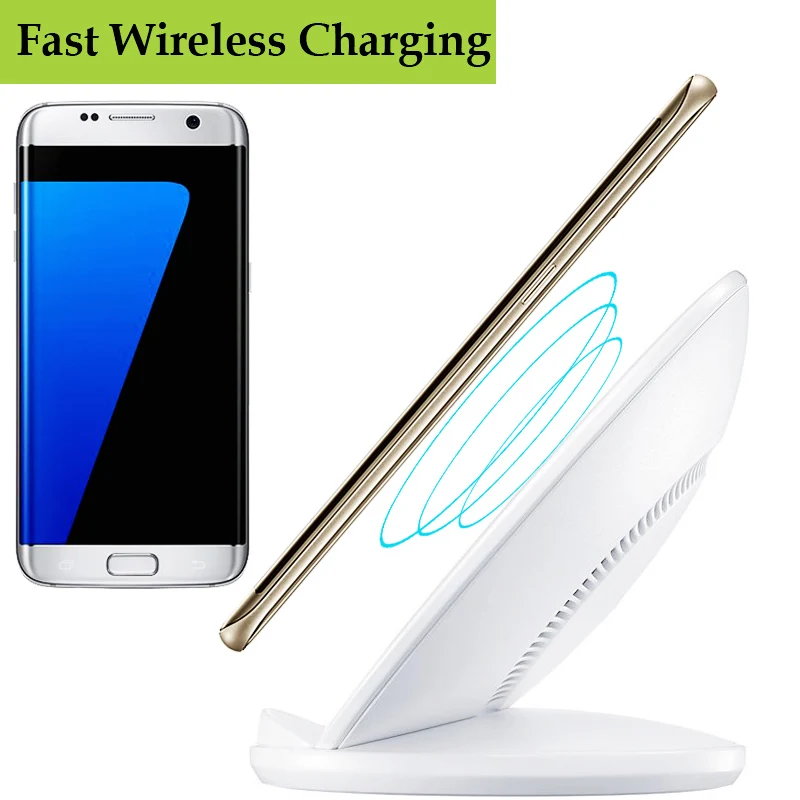 Qi Wireless Charger Pad Compatible Phone XS MAX//XS//XR Note 8 S8//S8 Plus//S7//S7 Edge//S6 Universal Wireless Charger Stand 2019 Upgraded Fast Wireless Charger G01