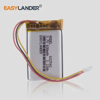 3.7V 600mAh 602540 Polymer Lithium Ion / Li-ion Battery For dvr recorder mp3 Player mivue mio 358
3.7V 600mAh 602540 Polymer Lithium Ion / Li-ion Battery For dvr recorder mp3 Player mivue mio 358
