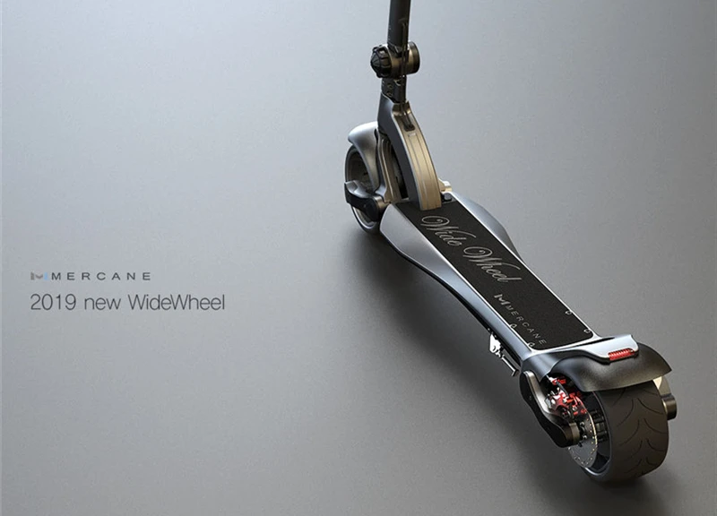 Best New Mercane WideWheel Smart Electric Scooter Foldable Wide Wheel 48V 500W Kickscooter Two Wheel Dual Motor Skateboard 1