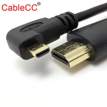 10pcs/lot CY Cablecc Micro HDMI Left Angled 90 Degree to HDMI Male HDTV Cable 50cm for Cell Phone & Tablet
10pcs/lot CY Cablecc Micro HDMI Left Angled 90 Degree to HDMI Male HDTV Cable 50cm for Cell Phone & Tablet