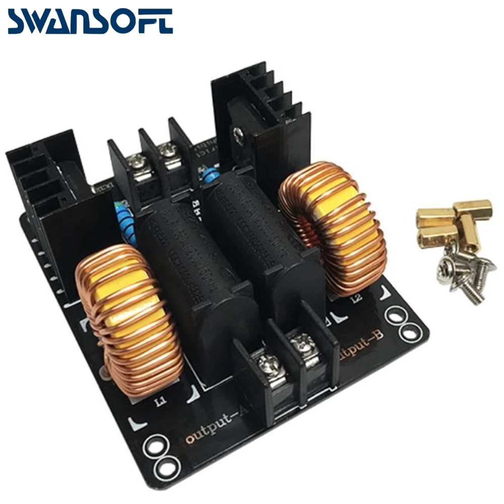Zvs Induction Heating Driver Board High Voltage Generator Circuit Pcb Dc 12-30v 30-50khz Induction Heating Board Module
Zvs Induction Heating Driver Board High Voltage Generator Circuit Pcb Dc 12-30v 30-50khz Induction Heating Board Module