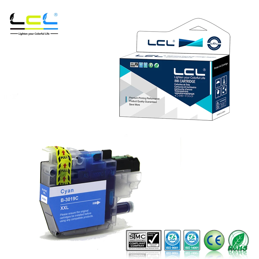 LCL LC3019 LC3017 XXL LC3019C LC3019M LC3019Y Pigment (1-Pack c m y) Ink Cartridge Compatible for Brother MFC-J5330DW
LCL LC3019 LC3017 XXL LC3019C LC3019M LC3019Y Pigment (1-Pack c m y) Ink Cartridge Compatible for Brother MFC-J5330DW