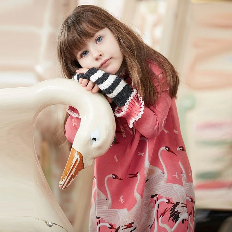 Brand Children's clothes2019 Spring and Autumn Dress Lotus Lace Girls Dress Little girl Crane Princess Long Sleeve dress
Brand Children's clothes2019 Spring and Autumn Dress Lotus Lace Girls Dress Little girl Crane Princess Long Sleeve dress