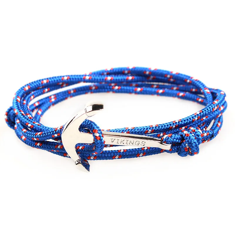 Fashion Stylish Vintage Charm Bracelets & Bangles For Men Women Handmade Rope Bangle Silver Anchor Bracelet Vikings SL011
Fashion Stylish Vintage Charm Bracelets & Bangles For Men Women Handmade Rope Bangle Silver Anchor Bracelet Vikings SL011