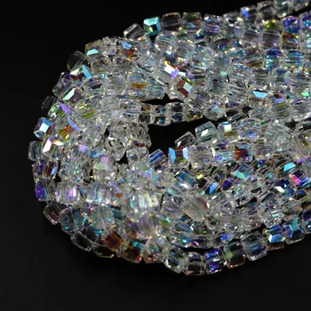 ZHUBI Wholesale Crystal Glass Clear AB Cube Beads 2/3/4/6/8/10mm Faceted Square Beads Crafts DIY Making Accessories Bracelet
ZHUBI Wholesale Crystal Glass Clear AB Cube Beads 2/3/4/6/8/10mm Faceted Square Beads Crafts DIY Making Accessories Bracelet