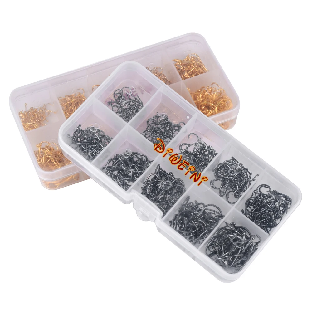 600pcs/set Carp Fishing Hook Fly Fishing Tackle Box Carbon Steel Fishhooks 3# -12# 10 Sizes
600pcs/set Carp Fishing Hook Fly Fishing Tackle Box Carbon Steel Fishhooks 3# -12# 10 Sizes