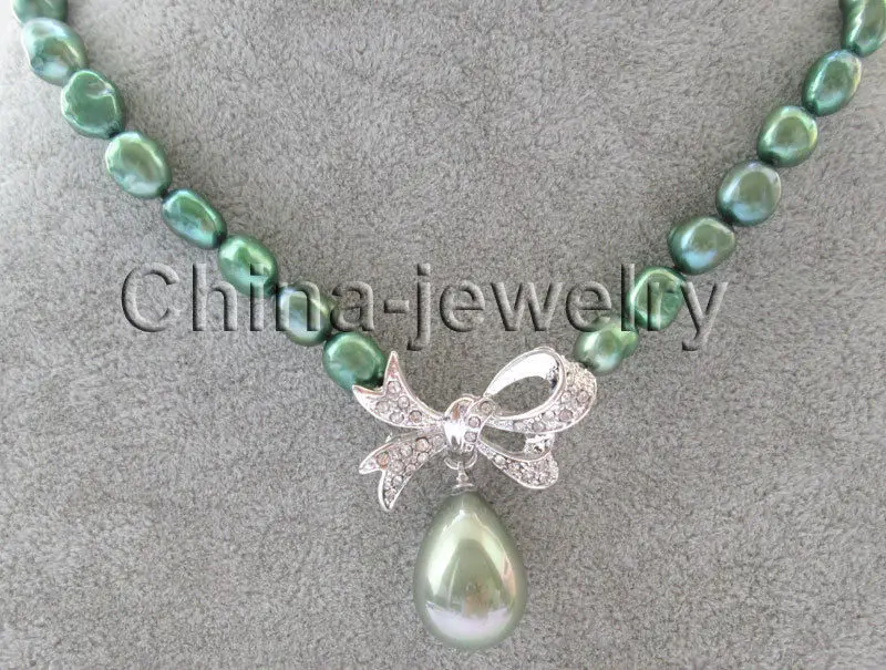 Hot sell Noble- Free shipping@@@@@ A17 " 9-12mm green color baroque freshwater pearl necklace + 20mm sea shell pearl a 6.08
Hot sell Noble- Free shipping@@@@@ A17 " 9-12mm green color baroque freshwater pearl necklace + 20mm sea shell pearl a 6.08