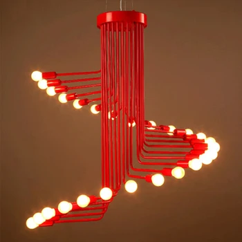 Loft Pendant Light 16 heads 26 heads Retro Pendant Lamp Restaurant Living Room Cafe Bar Long Spiral Staircase Pendant Lamps G115
Loft Pendant Light 16 heads 26 heads Retro Pendant Lamp Restaurant Living Room Cafe Bar Long Spiral Staircase Pendant Lamps G115