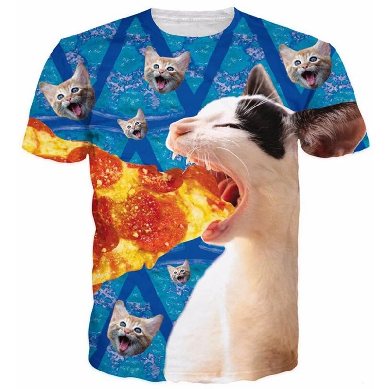 2018 Casual fashion unisex clothing Cat Food T-Shirt pepperoni pizza kitten animal 3D Print Hoodies plus size S-5XL
2018 Casual fashion unisex clothing Cat Food T-Shirt pepperoni pizza kitten animal 3D Print Hoodies plus size S-5XL