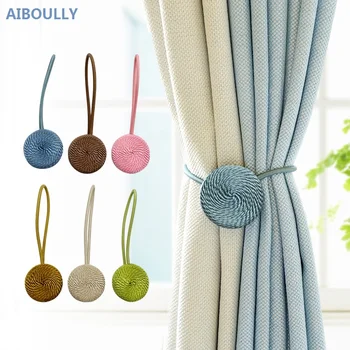 AIBOULLY Curtain Buckles Europe Style Magnet Curtains Tieback Magnetic Curtain Holder Strap Curtains Decoration Accessories
AIBOULLY Curtain Buckles Europe Style Magnet Curtains Tieback Magnetic Curtain Holder Strap Curtains Decoration Accessories
