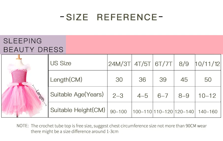 Princess Girls Sleeping Beauty Tulle Tutu Dress Children Fancy Cosplay Aurora Clothes Kids Halloween Birthday Party (1)