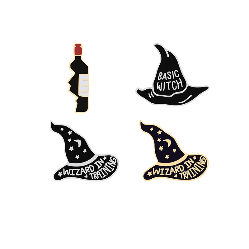 Witch Style Lapel Pin Men Witchcratf Hat Brooches Wine Bottle Weird Gifts For Women Gothic Backpack Accessories Metal Badge Icon
Witch Style Lapel Pin Men Witchcratf Hat Brooches Wine Bottle Weird Gifts For Women Gothic Backpack Accessories Metal Badge Icon