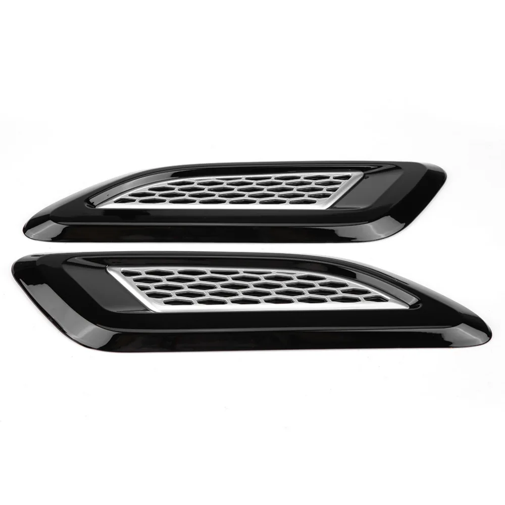 Exterior Hood Air Vent Outlet Wing Trim for Land Rover Range Rover Evoque 12-18 Black & Silver lightweight anti-rust colorfast
Exterior Hood Air Vent Outlet Wing Trim for Land Rover Range Rover Evoque 12-18 Black & Silver lightweight anti-rust colorfast