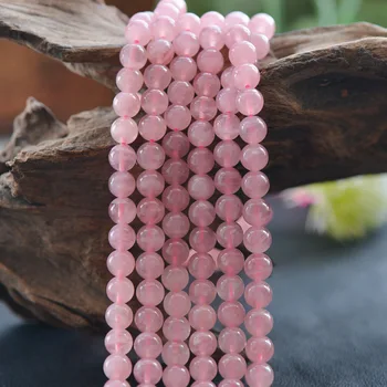 AAAA+ Natural Madagascar Ros e Quartz Pink Crystal TOP Quality Stone Beads For Jewelry Making DIY 6mm 8mm 10mm Strand 15.5'' 
AAAA+ Natural Madagascar Ros e Quartz Pink Crystal TOP Quality Stone Beads For Jewelry Making DIY 6mm 8mm 10mm Strand 15.5''