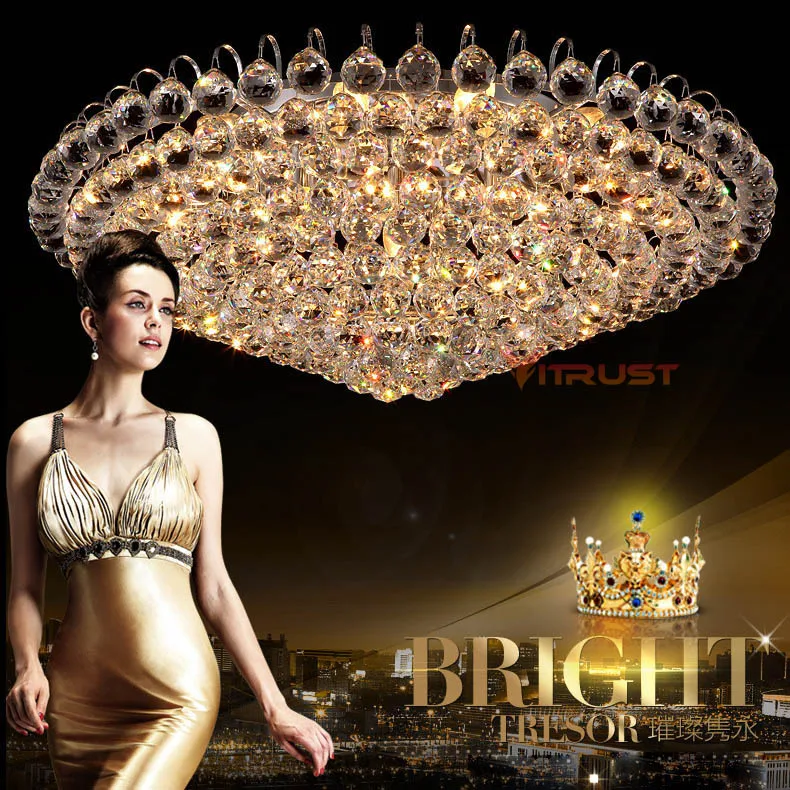 Top K9 Crystal LED Ceiling Light Fixture for Home Modern Light Fixtures for Bedroom Indoor Lighting Lustre De Cristal
Top K9 Crystal LED Ceiling Light Fixture for Home Modern Light Fixtures for Bedroom Indoor Lighting Lustre De Cristal