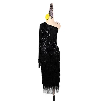Custom Made Latin Dance Dress Women Girls Rumba Chacha Salsa Skirt Ballroom Competition Costume Rhinestones Black Dance Dresses
Custom Made Latin Dance Dress Women Girls Rumba Chacha Salsa Skirt Ballroom Competition Costume Rhinestones Black Dance Dresses