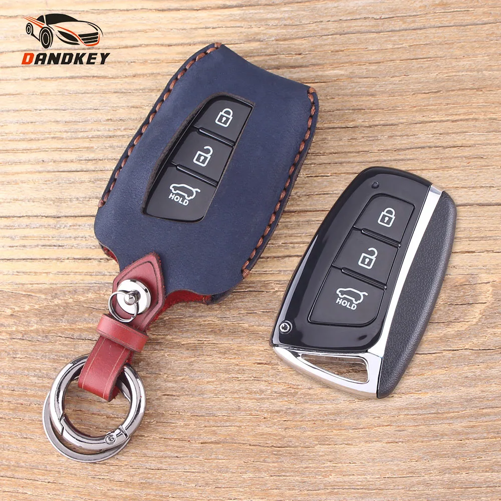 DANDKEY 3 Buttons Genuine Leather Protector Car Keychain Key Cover Case For Hyundai Santa Fe Free Shipping
DANDKEY 3 Buttons Genuine Leather Protector Car Keychain Key Cover Case For Hyundai Santa Fe Free Shipping