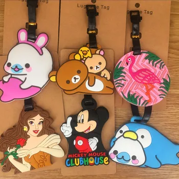 Travel Accessories Luggage Tags cartoon characters Lazy bear Micky Silica Gel Suitcase ID Addres Holder Portable Label
Travel Accessories Luggage Tags cartoon characters Lazy bear Micky Silica Gel Suitcase ID Addres Holder Portable Label