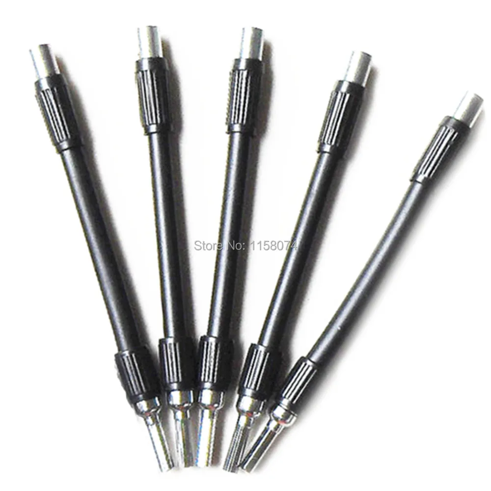 5pc Flexible Flex Shaft Quick Change Driver Angle Extension Magnetic Screwdriver Bits Hex Drill Bit Universal Fit 4mm Batch Head
5pc Flexible Flex Shaft Quick Change Driver Angle Extension Magnetic Screwdriver Bits Hex Drill Bit Universal Fit 4mm Batch Head