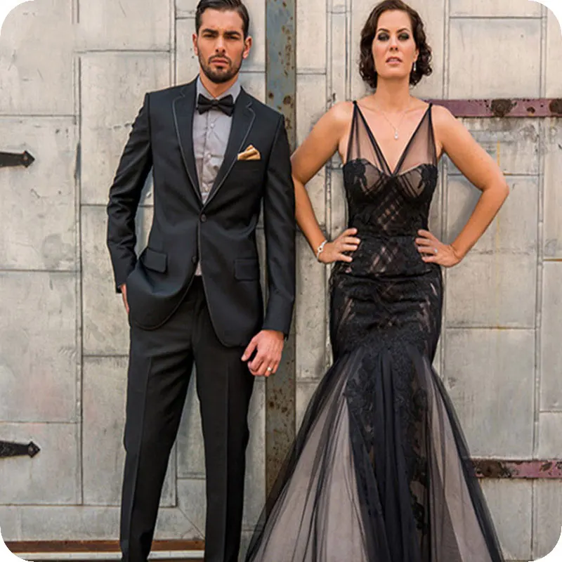 Black Men's Classic Suits for Wedding Groom Tuxedos Slim Fit Costume Homme Custom Male Blazer Prom Party Wear 2Piece Coat Pants
Black Men's Classic Suits for Wedding Groom Tuxedos Slim Fit Costume Homme Custom Male Blazer Prom Party Wear 2Piece Coat Pants