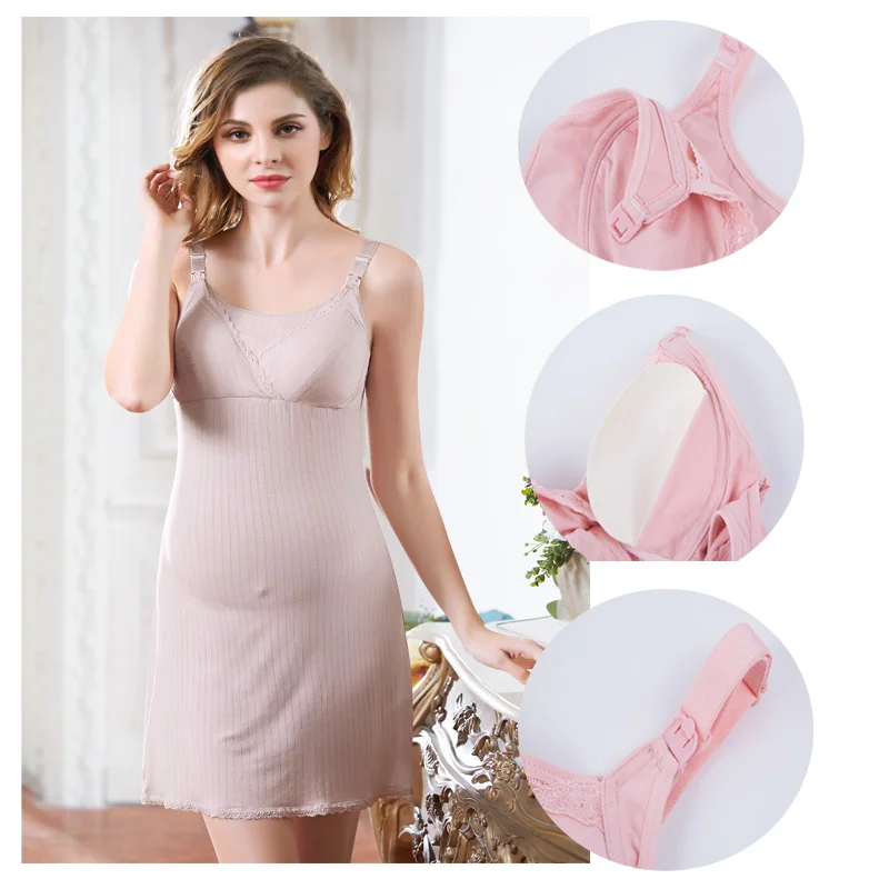 Maternity Night Dress Breastfeeding Vest Dress for Pregnant Women Sleeveless Nursing Night Gown Soft Rayon Fabric
Maternity Night Dress Breastfeeding Vest Dress for Pregnant Women Sleeveless Nursing Night Gown Soft Rayon Fabric