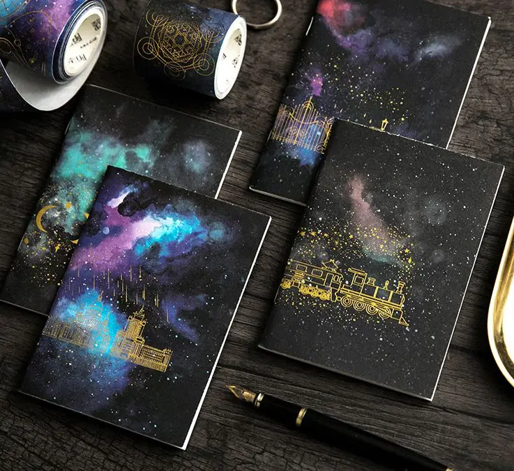 Creative Universe Theme Passport Size Notebook 8.9*12.4cm Blank/Dotted/Lined/Squared Paper Book 64P
Creative Universe Theme Passport Size Notebook 8.9*12.4cm Blank/Dotted/Lined/Squared Paper Book 64P